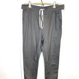 Men’s Jaywalker joggers grey w/ white stripe